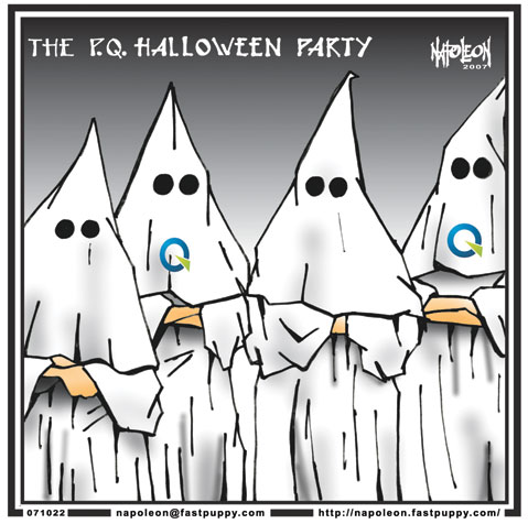 The PQ Halloween party PQ KKK
