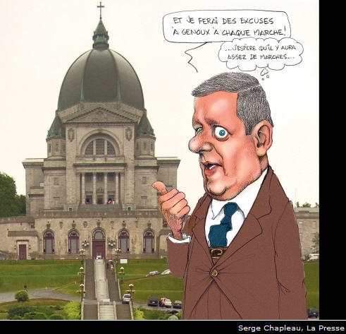 19-2 Message sous-entendus : Harper aime leglise et leglise aime Harper. Il faut normaliser cette alliance