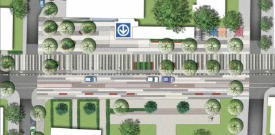 plan de la future Place Laurier