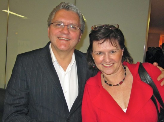 Richard Martineau et Johanne Marcotte durant un party de L'Institut économique de Montréal Richard Martineau et Johanne Marcotte durant un party de L'Institut économique de Montréal