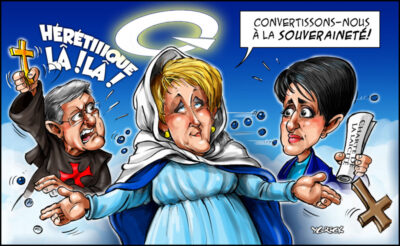 Djemila Benhabib caricaturé par Ygreck