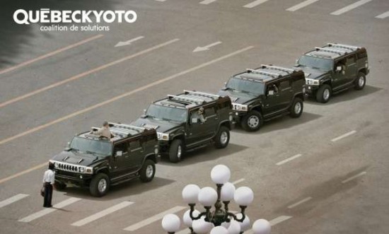 Québec-Kyoto hummer