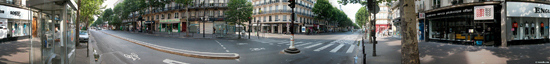 panoramique de la rue Sebastopol panoramique de la rue Sebastopol
