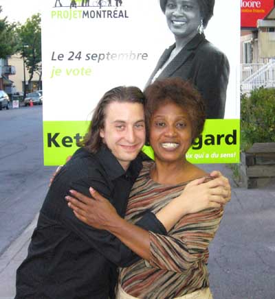 Carl et Kettly... les colistiers Carl et Kettly... les colistiers