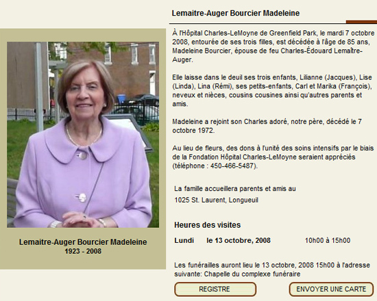Madeleine Lemaitre-Auger