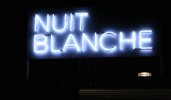 Nuit blanche à Paris