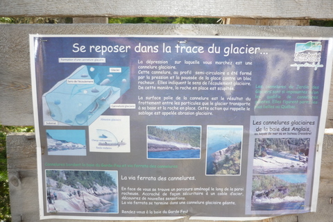 se reposer dans la trace du glacier