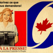 La propagande du journal La Presse