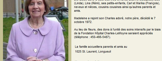 Adieu grand-maman