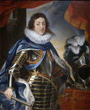Louis XIII (1610-1643) portant une fraise