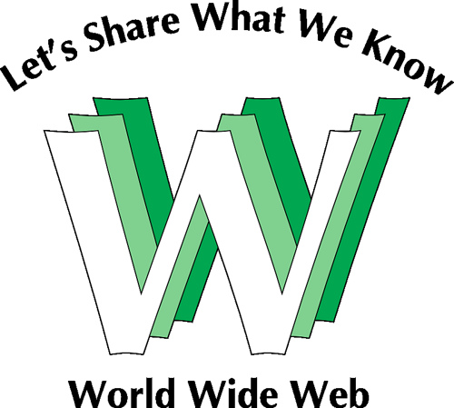 Logo historique du World Wide Web par Robert Cailliau.