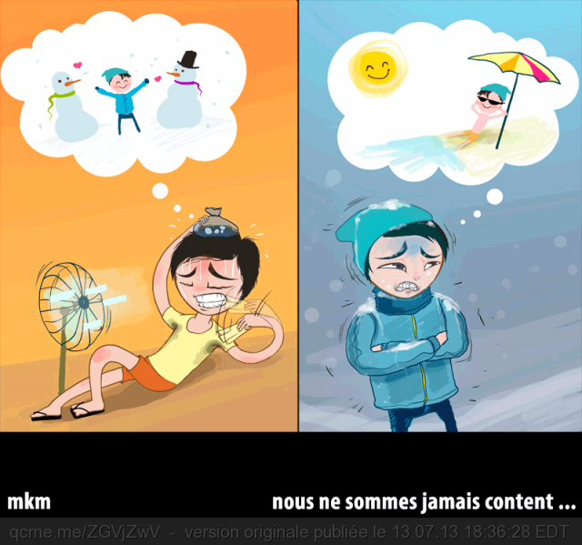 Ils ne sont jamais content