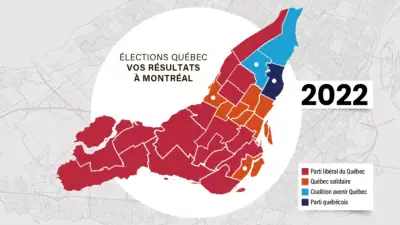 [CARTE] Voici les résultats de l’élection sur l’île de Montréal