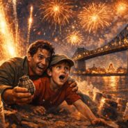 Entre père et fils: Une soirée au cœur des feux