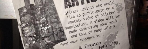 Montréal sans accent : affichage sauvage et effacement culturel