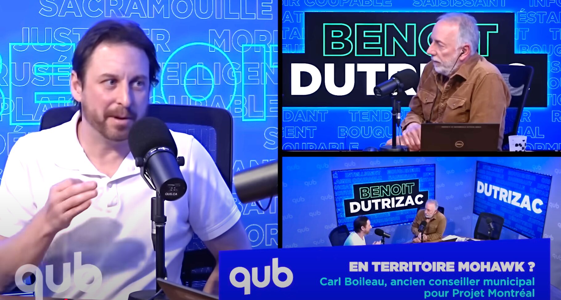À la suite de mon article sur le mythe du territoire mohawk non cédé, j’ai été invité à commenter le sujet à l’émission de Benoit Dutrizac. Cette entrevue, menée sans détour, m’a permis de clarifier ma position et d’ouvrir un débat nécessaire sur l’usage idéologique de l’histoire. Je reviens ici sur cette expérience, en soulignant la suite donnée par l’intervention d’un historien rigoureux : Jacques Houle. Un moment charnière pour remettre les faits au centre du récit.