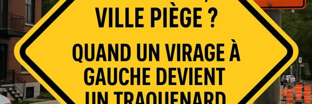 Montréal, ville piège ? Quand un virage à gauche devient un traquenard