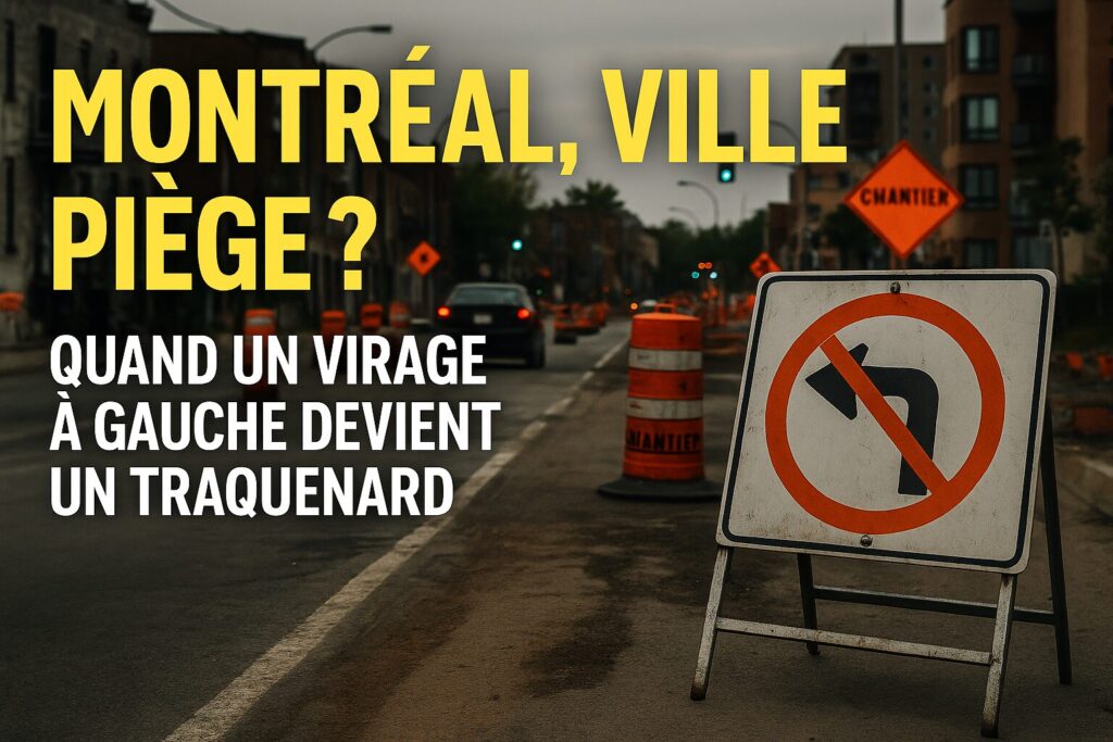 Virage interdit, signalisation floue, contravention douteuse : enquête sur un piège routier à Montréal, coin Molson et Saint-Joseph.