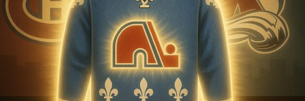 Le fleurdelisé des Nordiques revient sur la glace. Sauf là où il devrait être