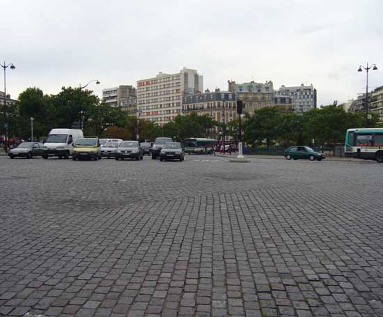 trafic à la Place de la Bastille